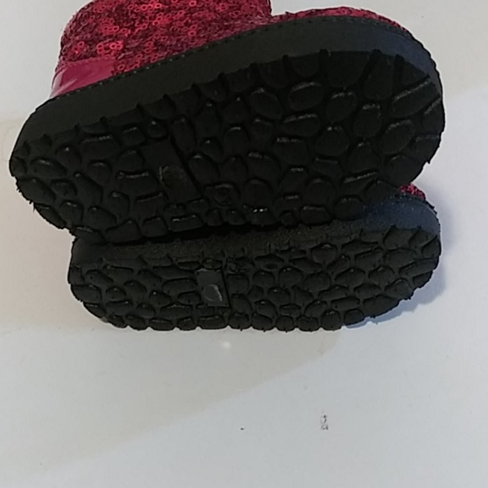 Girls Winter Sequined Boots Size 5.5 - Picture 7 of 9